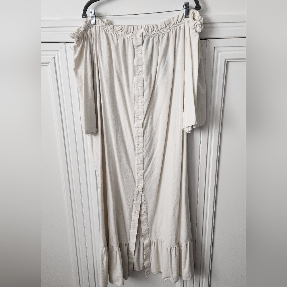 Eloquii Off The Shoulder Dress Size 26/28 - Picture 2 of 5